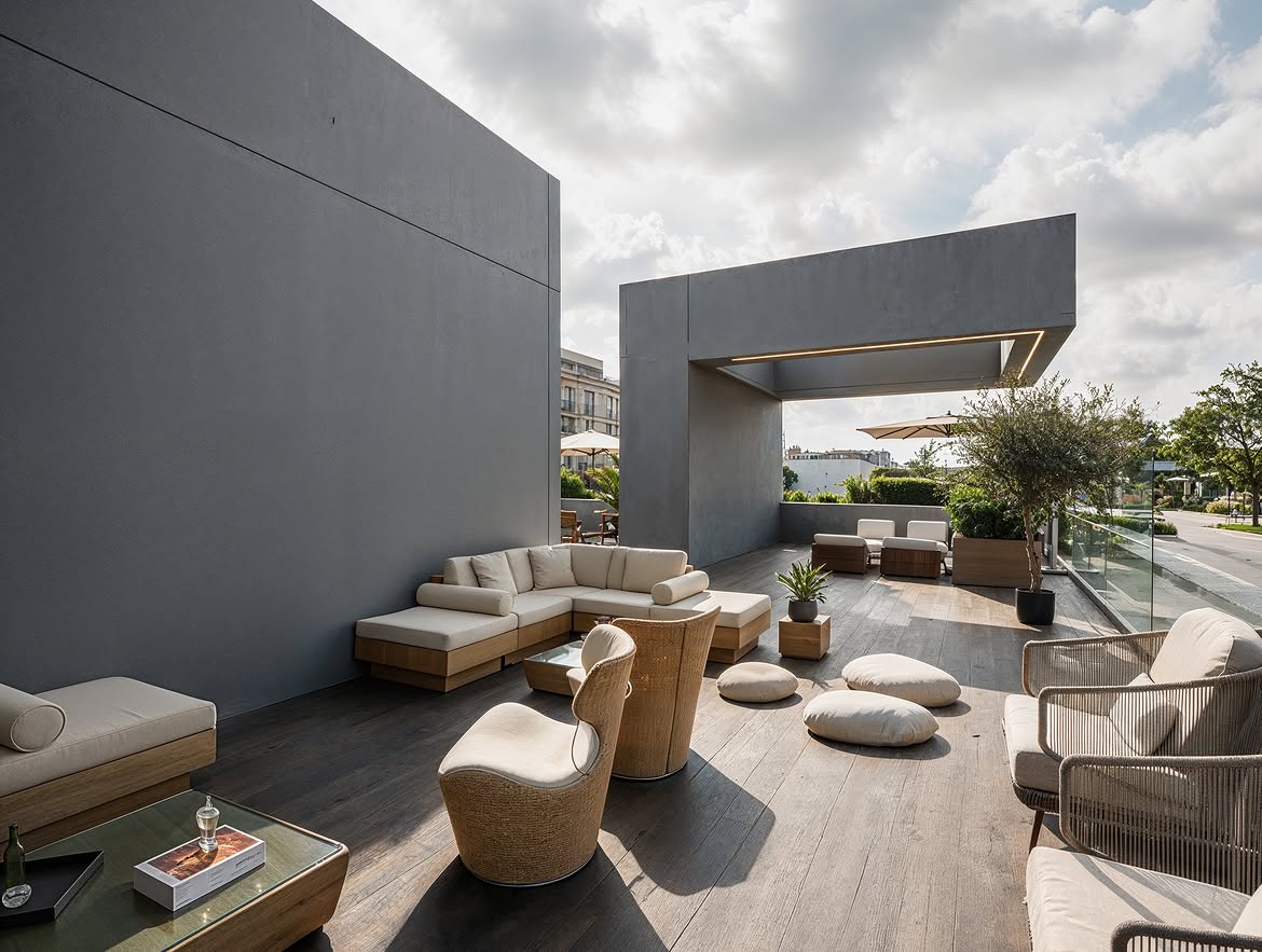 Villa Bassam — terrasse du penthouse